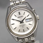 Vintage 1972 [N MINT] SEIKO Bell-Matic 4006-7012 37mm Alarm Silver AT Mens Watch