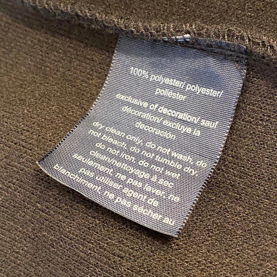 Tommy Hilfiger Mujer Negro Estilo Militar Doble Pecho Abrigo Chaqueta Grande Foto 4 de 4