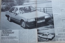 Original 1982 Motor extracted mag test (folded) DAIHATSU CHARMANT 1600 LE