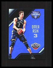 2015-16 Omer Asik Totally Certified Mirror Blue /99 #25 New Orleans Pelicans