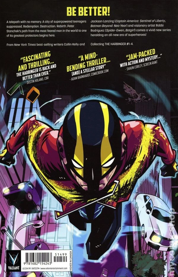 Harbinger TPB By Jackson Lanzing and Collin Kelly #1-1ST NM 2022 Stock Image - Image 2 of 2