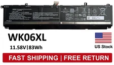 83Wh WK06XL HSTNN-OB21 replacement battery For HP Omen 16-B 16-C 17-CK Series