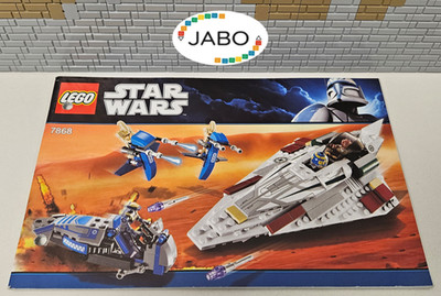 ( OK 10/12 ) Lego Star Wars Bauanleitung 7868 Mace Windu's Jedi Starfighter