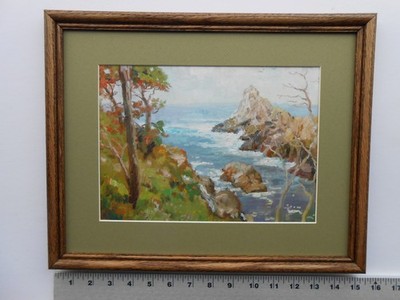 Thomas Kinkade POINT LOBOS, CARMEL 11x14 framed 4.5 718
