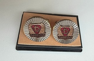 Original DDR MfS Manschettenknöpfe SC Sportclub DYNAMO Berlin BFC Dynamo