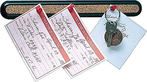 Bulletin -Bar II Natural -Cork -Bulletin, 12 x 1.75 Inches, Natural, Black Frame - Image 2 of 3