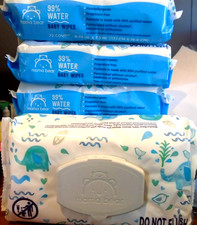 Mama Bear 99 Water Baby Wipes, 72 Count Pack of 6 , White 2027