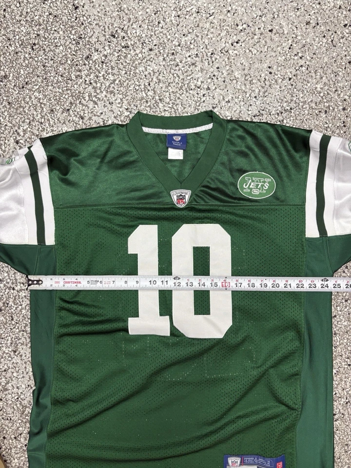 NFL New York Jets Sanchez Jersey On Field Reebok Hombres Talla XL NFL Jugadores Limpio Foto 4 de 4
