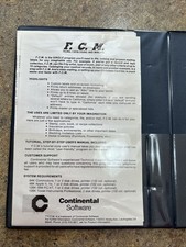 Commodore Filing Cataloging  Mailing Manual 1983 Continental Software Co