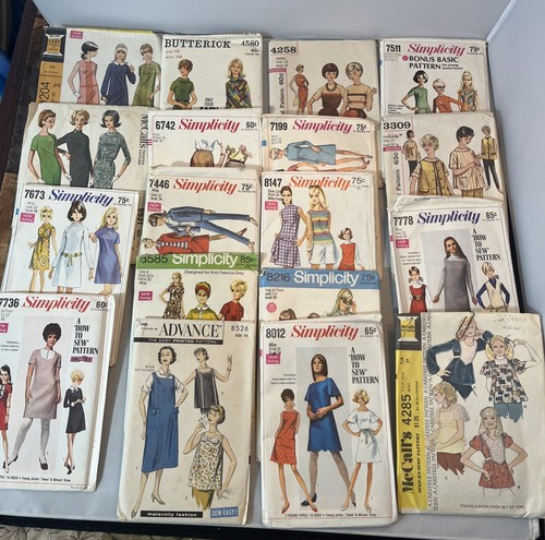 Lot De 8 Patrons De Couture Enfants - Simplicity, McCall's, Butterick - Occasion