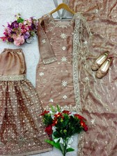 SALWAR KAMEEZ PAKISTANI INDIAN WEDDING PARTY WEAR DRESS BOLLYWOOD SUIT SHARARA