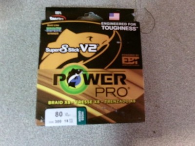 powerpro super slick braided fishing line Power Pro Max 8 4 Color 100lb 333yd PowerPro Super Slick V2 Braided Line has been redesigned to bring on a new level of toughness Power Pro Super 8 Slick