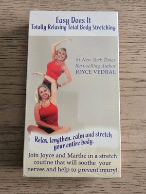 RARE Joyce Vedral Easy Does It Total Body Stretching VHS 2003 SEALED