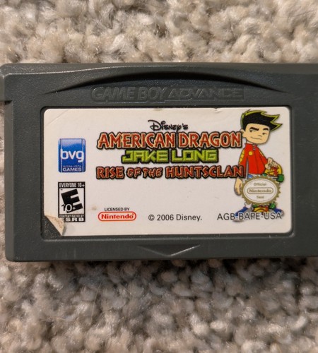 American Dragon Jake Long Rise of the Huntsclan Nintendo Game Boy Advance GBA