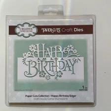 Creative Expressions HAPPY BIRTHDAY EDGER Crafters Die Scrapbooking