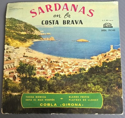 Cobla Girona   Sardanas En La Costa Brava EP 7'' Regal SEDL 19.149 Spain Folk VG