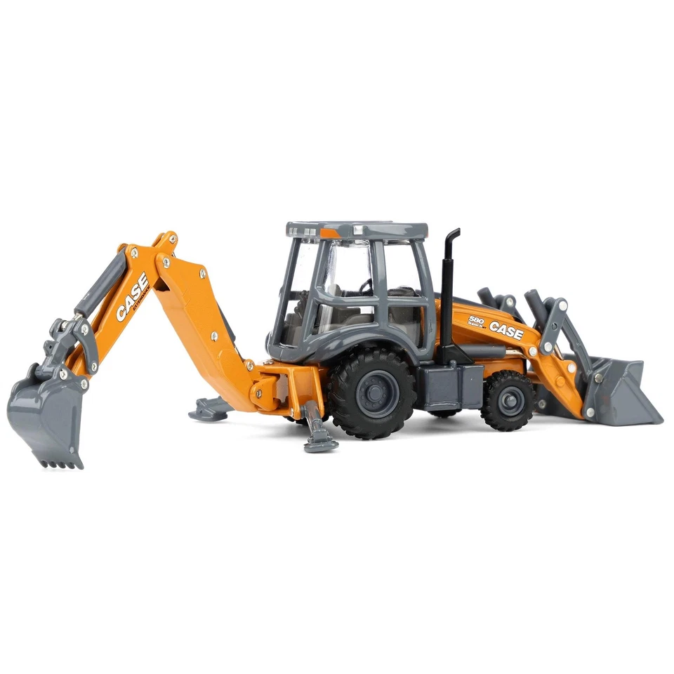 1/50 Scale Case 580 Super N WT Backhoe Loader by ERTL 14991 - Image 3 of 4