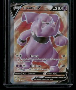 granbull pokemon card price Amazon.com: Granbull V 159/172 - Brilliant Stars - Ultra Rare Pokemon Card main image 0