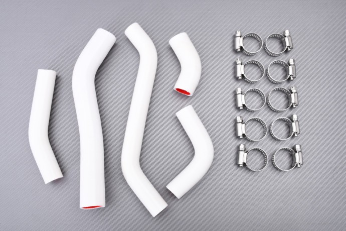 Durite de radiateur blanc en silicone pour moto KAWASAKI KLX 450 R