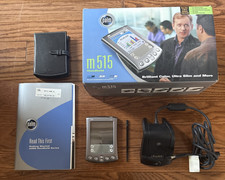 VTG Palm m515 Handheld PDA Does Not Power On   AS  IS   Original Box, Accessories