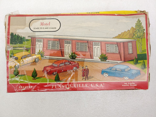 Kit Motel Vintage Bachmann Plasticville escala o #1621 completo en caja | Zustand: Used