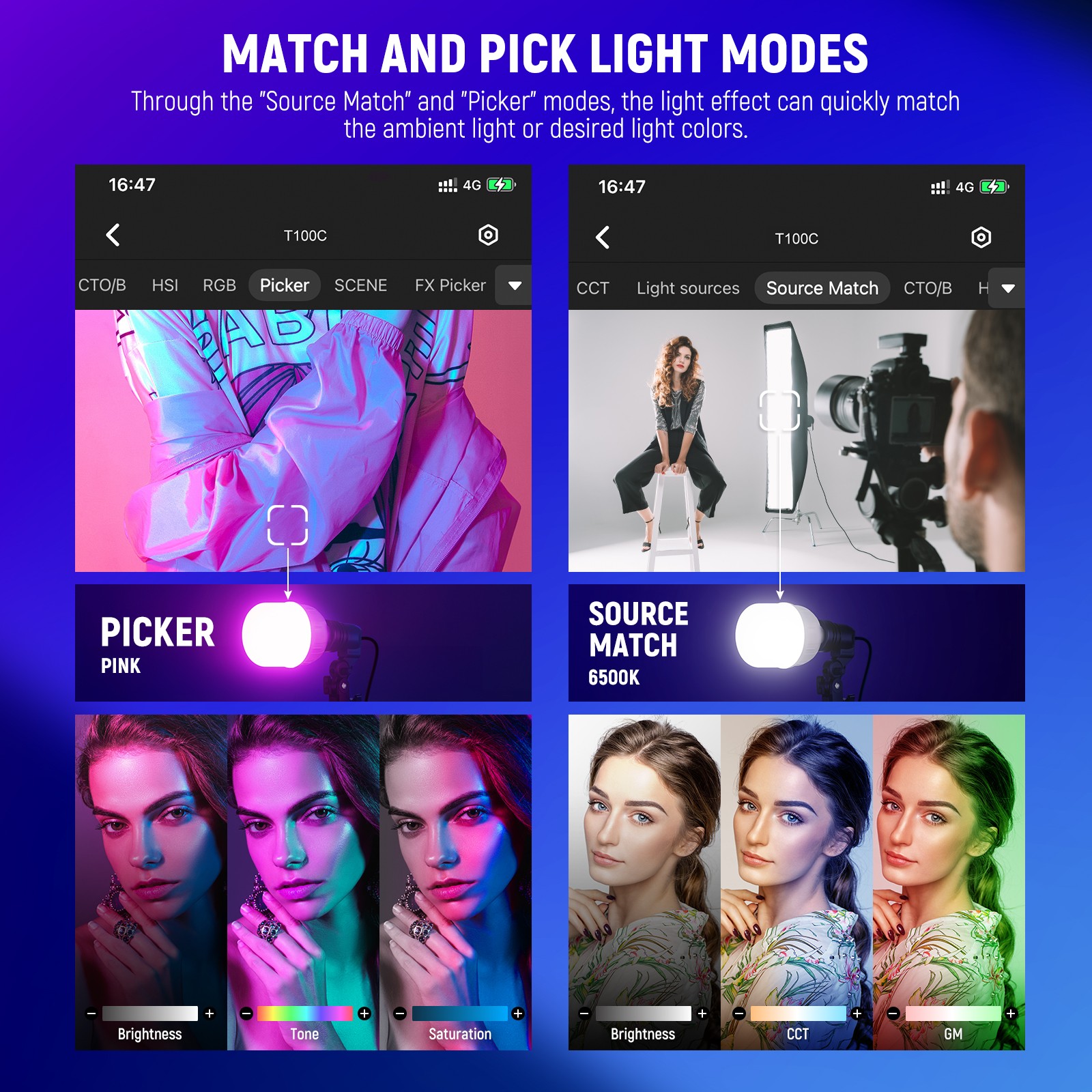 NEEWER NK800D RGB Softbox Kit - 2x26W, CRI93+, App Control