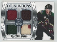 2020-21 Upper Deck The Cup Foundations Quad Jersey Clayton Keller 05/49 #F-CK
