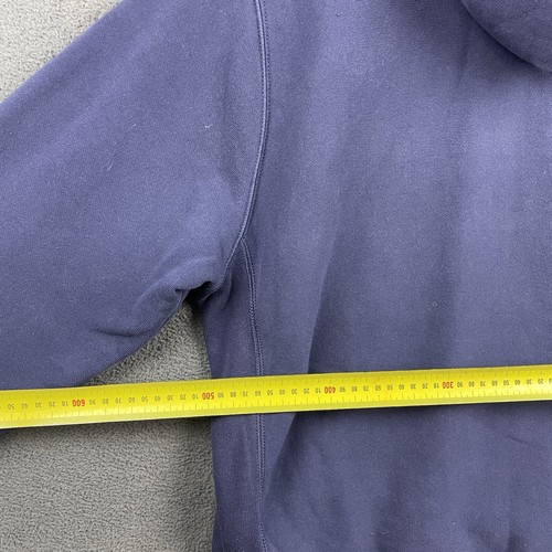 Champion Reverse Weave Hoodie Mens Size M Blue Long Sleeve Pullover Sweater - Picture 4 of 13