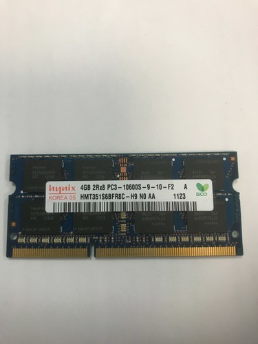 4 qty Hynix (4GB) 2Rx8 PC3-10600S-9-10-F2 .. HMT351S6BFR8C-H9