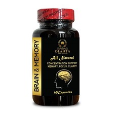 MEMORY PILLS FOR BRAIN - Cognitive Function, Brain Support Supplement for both 1