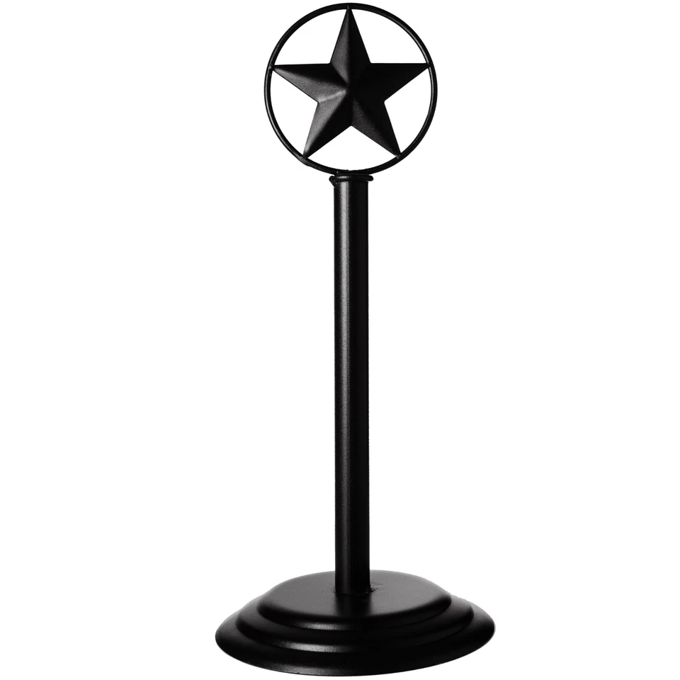 Toalla de papel Texas Star rústica negra, servilleta, soporte para sal y pimienta, juego de cocina Foto 4 de 4