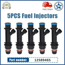 5PCS Fuel Injector 12589465 For Chevrolet Colorado Isuzu GMC Canyon Hummer H3 L5