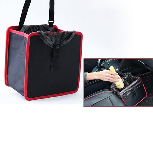 1PC Car Auto Waterproof Trash Bag Litter Bin Can Garbage Storage Organizer Box - Bild 16 von 24