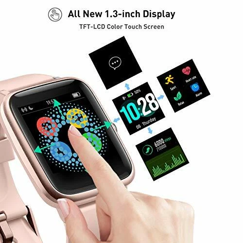 Montre Connectée Homme FemmeSmartwatch Compatible Samsung Huawei Xiaomi