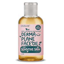 Dermaplane Oil for Women with Sensitive Skin - Lightweight Face Shaving Oil, Nat