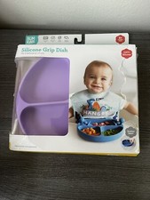 BUMKINS Silicone Grip Dish / Lavender -