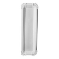 1000 Weisse Pappteller Eckig 6,5 Cm X 22 Cm Party Pappschalen Einwegteller
