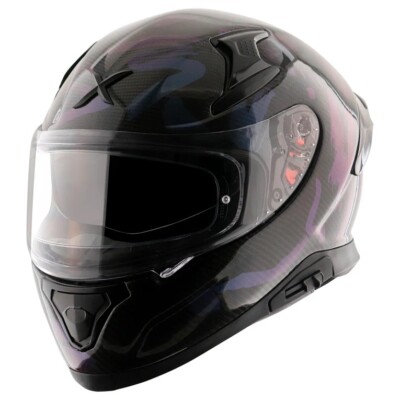 AXOR ''APEX GLOSS CARBON'' Full Face, DOT & ECE Certified Motorcycle Helmet