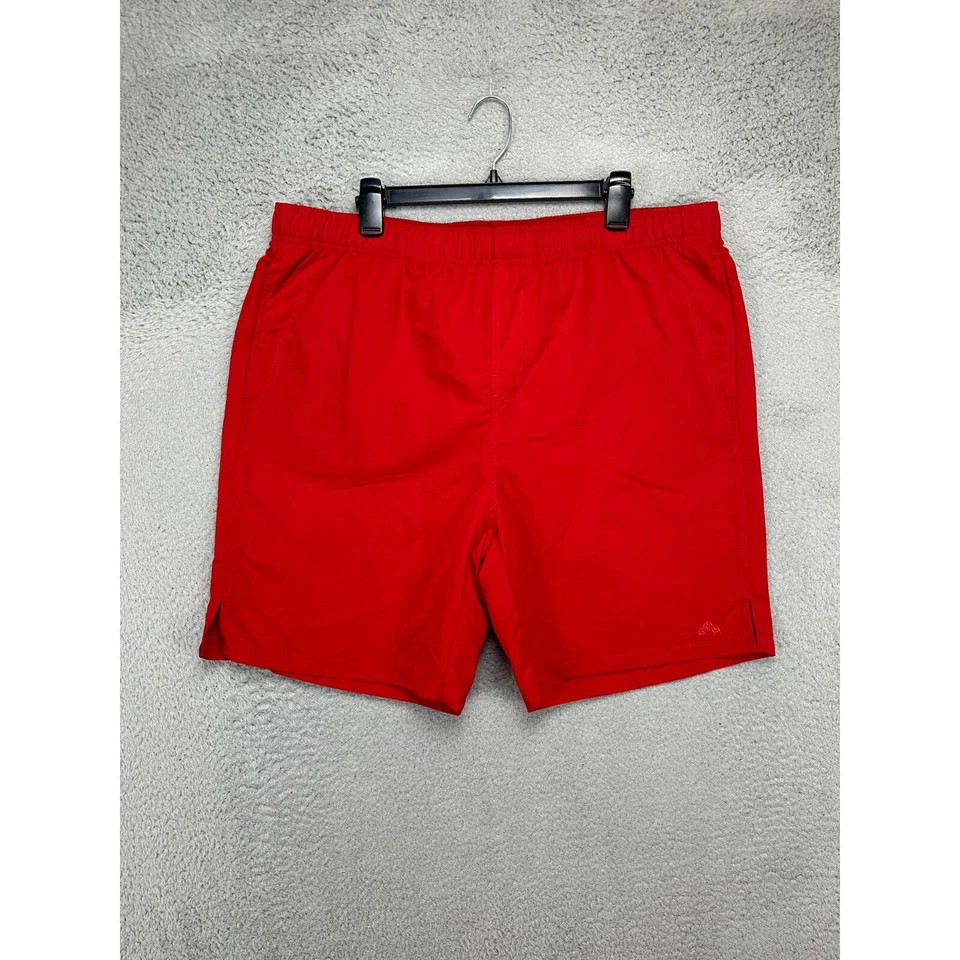 Bañador deportivo Eastern Mountain para hombre XL aleta roja malla corta forrada verano NUEVO Foto 3 de 4