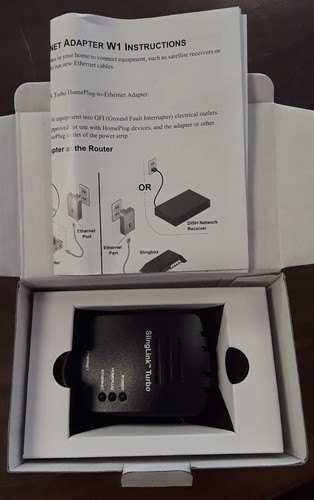 SlingLink Turbo W1 Model SL300-100 Homeplug-Ethernet-Adapter - Picture 5 of 5