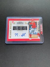 2019 Chronicles Contenders Season Tickets Gold /99 Nick Senzel Rookie Auto RC