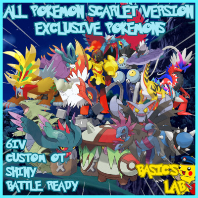 6IV Version exklusive Pokemons Pokemon scharlachrot glänzend oder nicht