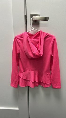 Adidas Girls Pink Hoodie Climalite Top Size 3T - Picture 2 of 4