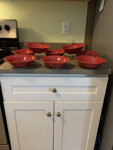 (8) Kennex Isabella Cereal/Soup Bowl Embossed Scrolls & Dots