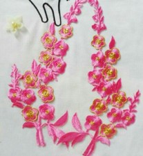 2 Parches Para Coser Con Rosas, Parches Decorativos Para Planchar Con Flores, Parches Bordados Grandes Para Mochilas, Ropa, Jeans, Agujeros, Chaqueta, Sombrero (rosa Morado