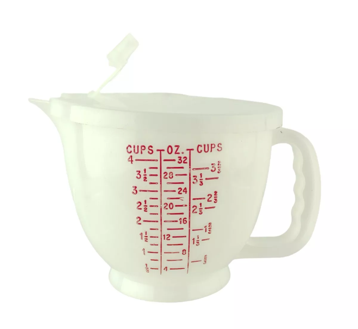 Sold at Auction: Large Tupperware Measuring cup, with lid
