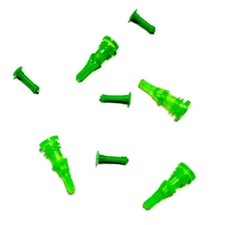 Lamptron LAMP-RS6004 Delux UV Green Rubber Screws for Open Chasis Fan 4 Pack 