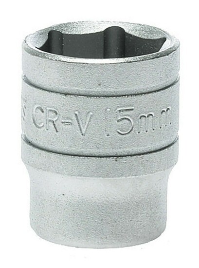 Teng Tools M380515-C - 3/8"" Drive 6pt Hex Socket Metric - 15mm