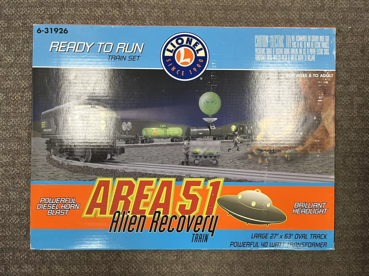 Lionel area 51 cheap alien recovery train set