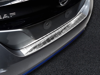 Ladekantenschutz Stoßstangenschutz für Nissan Leaf 2 II 2017 2E1 Edelstahl